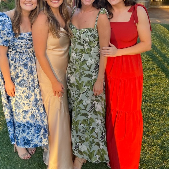 Beautiful red/orange a loves a maxi dress! Size small - Picture 4 of 4